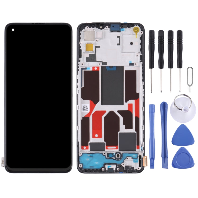 Original LCD Screen For OPPO Reno5 5G/Find X3 Lite with Digitizer Full Assembly with Frame - LCD Screen by PMC Jewellery | Online Shopping South Africa | PMC Jewellery