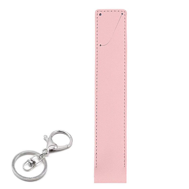 PU Leather Shockproof Protective Case with Metal Buckle for Apple Pencil 1 / 2(Pink) - Pencil Accessories by PMC Jewellery | Online Shopping South Africa | PMC Jewellery