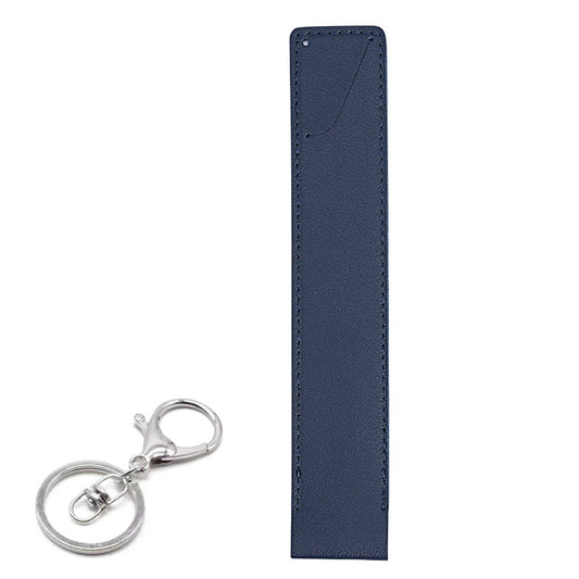 PU Leather Shockproof Protective Case with Metal Buckle for Apple Pencil 1 / 2(Dark Blue) - Pencil Accessories by PMC Jewellery | Online Shopping South Africa | PMC Jewellery