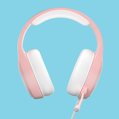 Anivia A10 3.5mm Wired Music Headset with Mic(Pink) - Multimedia Headset by SADES | Online Shopping South Africa | PMC Jewellery