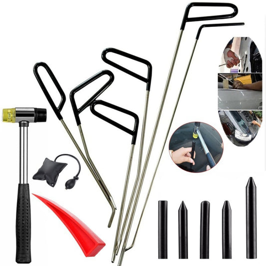 Q1 14 in 1 Car Paintless Dent Repair Hail Remover Hooks Rods Kit - Sheet Metal Tools by PMC Jewellery | Online Shopping South Africa | PMC Jewellery