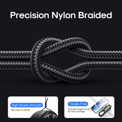 JOYROOM S-CC100A12 USB-C / Type-C to USB-C / Type-C 100W Sync Data Cable, Cable Length:1.2m(Black) - USB-C & Type-C Cable by JOYROOM | Online Shopping South Africa | PMC Jewellery