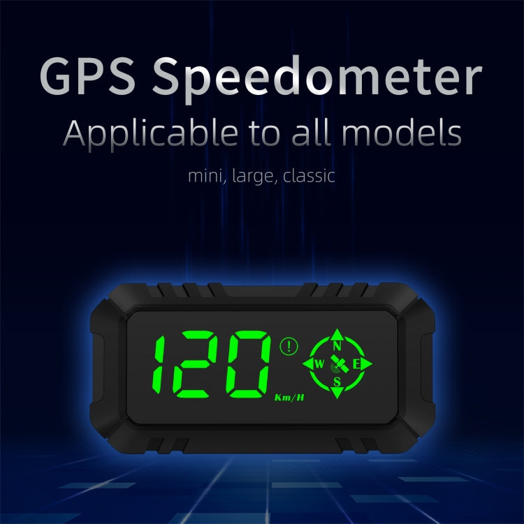 G7 GPS HUD Display Speedometer Digital Car Head-Up Display Over-speed Alarm - Head Up Display System by PMC Jewellery | Online Shopping South Africa | PMC Jewellery