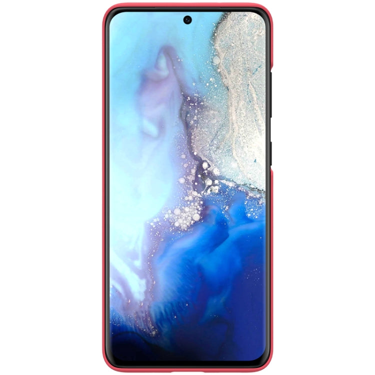 For Galaxy S20 / Galaxy S20 5G NILLKIN Frosted Concave-convex Texture PC Case(Red) - Galaxy Phone Cases by NILLKIN | Online Shopping South Africa | PMC Jewellery