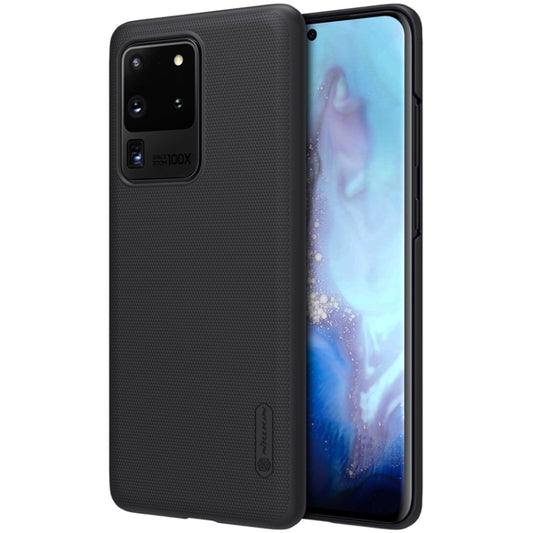 For Galaxy S20 Ultra / S20 Ultra 5G NILLKIN Frosted Concave-convex Texture PC Case(Black) - Galaxy Phone Cases by NILLKIN | Online Shopping South Africa | PMC Jewellery