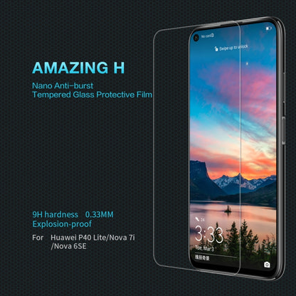 For Huawei Nova 6 SE / P40 Lite / Nova 7i NILLKIN 9H Amazing H Explosion-proof Tempered Glass Film - Huawei Tempered Glass by NILLKIN | Online Shopping South Africa | PMC Jewellery