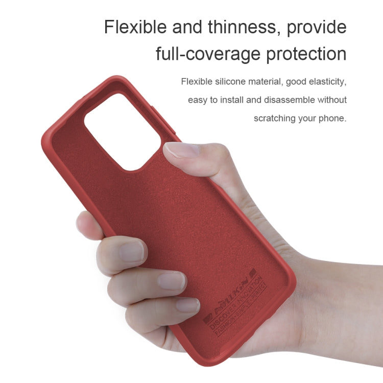 For Galaxy S20 Ultra / S20 Ultra 5G NILLKIN Feeling Series Liquid Silicone Anti-fall Mobile Phone Protective Case(Red) - Galaxy Phone Cases by NILLKIN | Online Shopping South Africa | PMC Jewellery