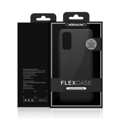 For Galaxy S20 / Galaxy S20 5G NILLKIN Feeling Series Liquid Silicone Anti-fall Mobile Phone Protective Case(Black) - Galaxy Phone Cases by NILLKIN | Online Shopping South Africa | PMC Jewellery