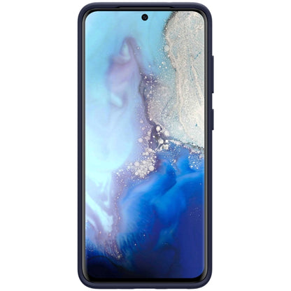 For Galaxy S20 / Galaxy S20 5G NILLKIN Feeling Series Liquid Silicone Anti-fall Mobile Phone Protective Case(Blue) - Galaxy Phone Cases by NILLKIN | Online Shopping South Africa | PMC Jewellery
