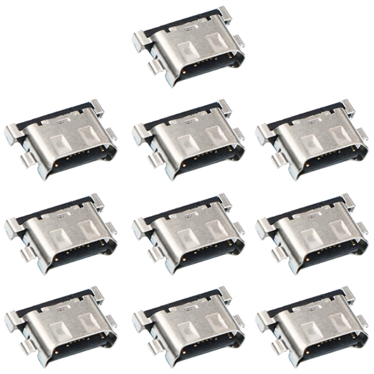 For Samsung Galaxy A12 10pcs Charging Port Connector - Single Tail Connector by PMC Jewellery | Online Shopping South Africa | PMC Jewellery