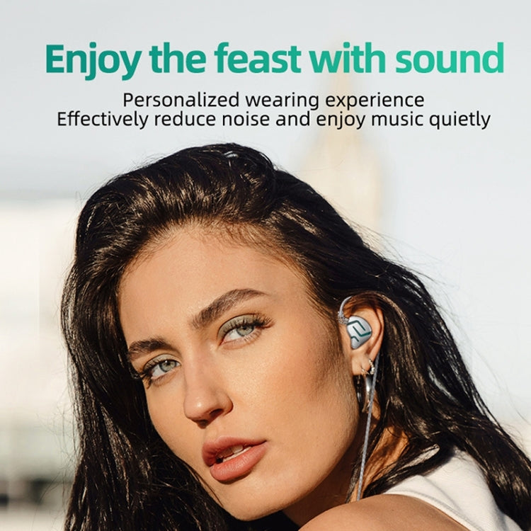 KZ-ZES Electrostatic Dynamic Hybrid HIFI In-Ear Headphones,Length: 1.2m(With Microphone) - In Ear Wired Earphone by KZ | Online Shopping South Africa | PMC Jewellery