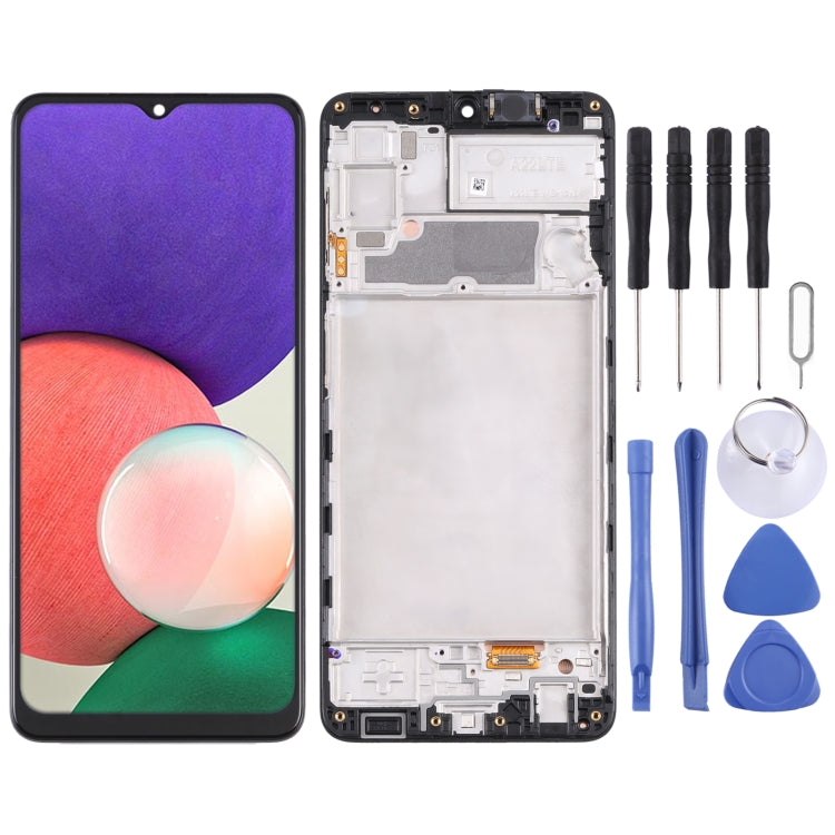 Original Super AMOLED LCD Screen For Samsung Galaxy A22 4G SM-A225F Digitizer Full Assembly with Frame - LCD Screen by PMC Jewellery | Online Shopping South Africa | PMC Jewellery