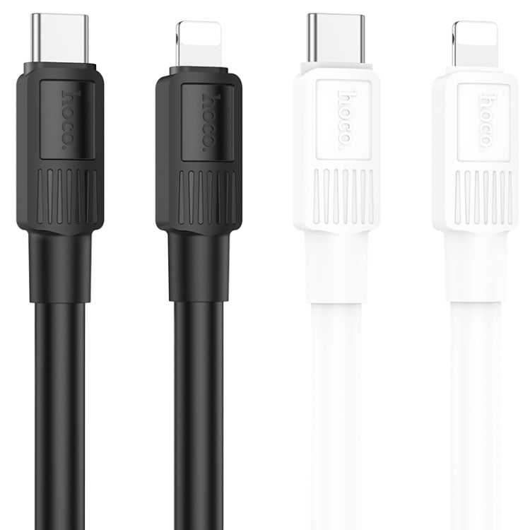 hoco X84 20W USB-C / Type-C to 8 Pin Solid PD Charging Data Cable，Length：1m(Black) - Normal Style Cable by hoco | Online Shopping South Africa | PMC Jewellery