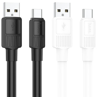 hoco X84 3A USB to USB-C / Type-C Solid Charging Data Cable，Length：1m(White) - USB-C & Type-C Cable by hoco | Online Shopping South Africa | PMC Jewellery