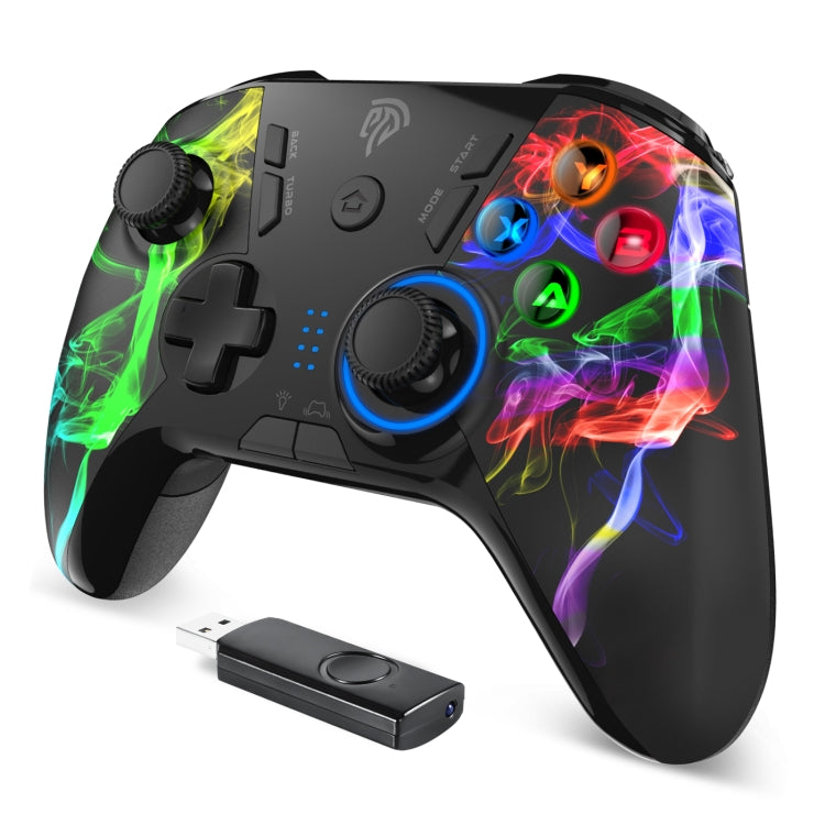 EasySMX ESM-9110 Wireless Joystick Game Controller for Nintendo Switch / PC / PS3 / Android(Colorful Light) - Gamepads by PMC Jewellery | Online Shopping South Africa | PMC Jewellery