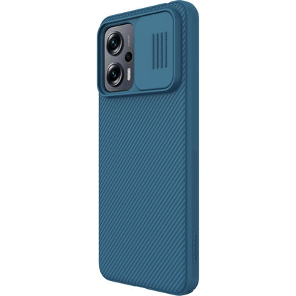 For Xiaomi Redmi Note 11T Pro/11T Pro+ 5G/Poco X4 GT 5G NILLKIN Black Mirror Series Camshield PC Phone Case(Blue) - Xiaomi Cases by NILLKIN | Online Shopping South Africa | PMC Jewellery