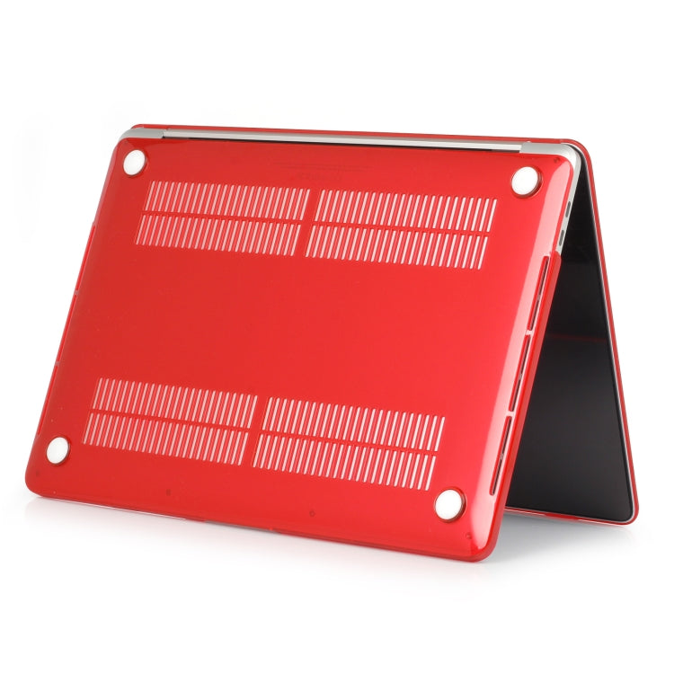 For MacBook Air 13.6 inch A2681 2022 Laptop Crystal Style Protective Case(Red) - MacBook Air Cases by PMC Jewellery | Online Shopping South Africa | PMC Jewellery