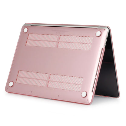 Laptop Crystal Style Protective Case For MacBook Pro 13.3 inch A2338 2022(Pink) - MacBook Pro Cases by PMC Jewellery | Online Shopping South Africa | PMC Jewellery