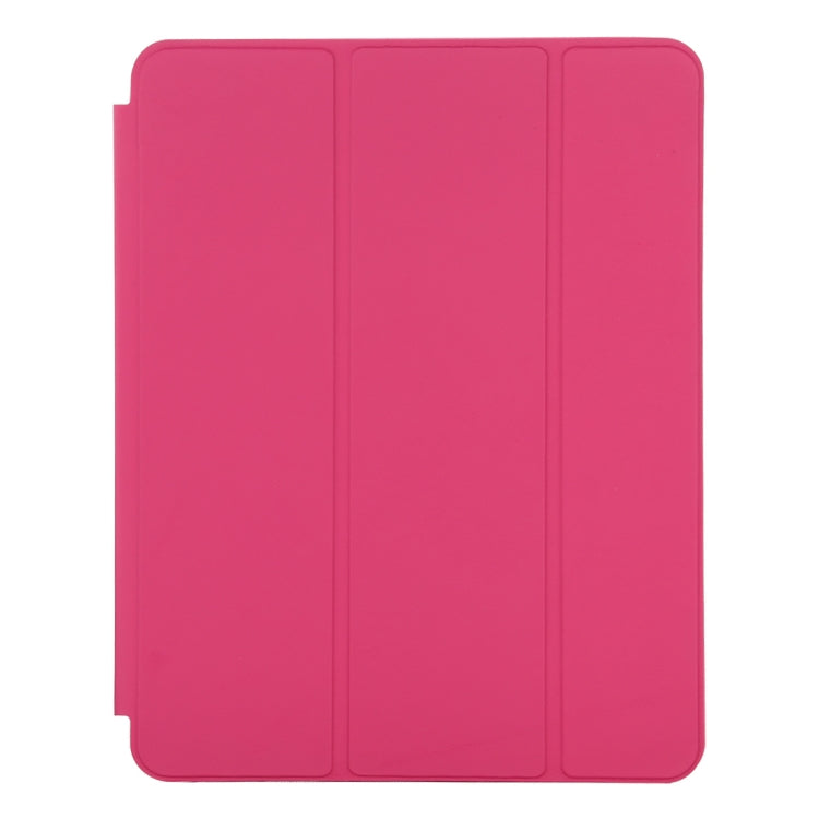 For iPad Pro 11 2022 / 2021 / 2020 3-fold Horizontal Flip Smart Leather Tablet Case with Sleep / Wake-up Function & Holder(Rose Red) - iPad Pro 11 (2022/2021) Cases by PMC Jewellery | Online Shopping South Africa | PMC Jewellery