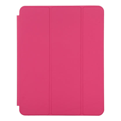 For iPad Pro 11 2022 / 2021 / 2020 3-fold Horizontal Flip Smart Leather Tablet Case with Sleep / Wake-up Function & Holder(Rose Red) - iPad Pro 11 (2022/2021) Cases by PMC Jewellery | Online Shopping South Africa | PMC Jewellery