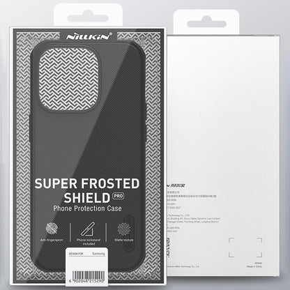 For iPhone 14 Plus NILLKIN Frosted Shield Pro PC + TPU Phone Case (Black) - iPhone 14 Plus Cases by NILLKIN | Online Shopping South Africa | PMC Jewellery