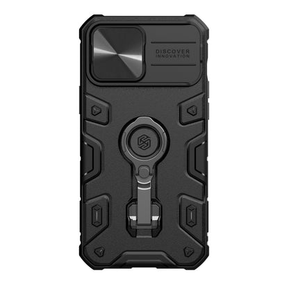 For iPhone 13 Pro Max NILLKIN CamShield Armor Pro Phone Case with Ring Holder (Black) - iPhone 13 Pro Max Cases by NILLKIN | Online Shopping South Africa | PMC Jewellery