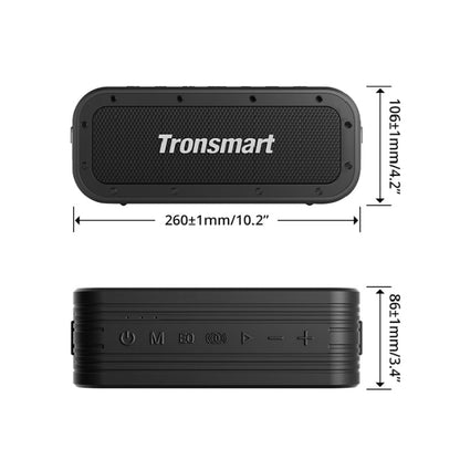 Tronsmart Force X 60W Portable Outdoor Waterproof Bluetooth 5.0 Speaker - Desktop Speaker by Tronsmart | Online Shopping South Africa | PMC Jewellery