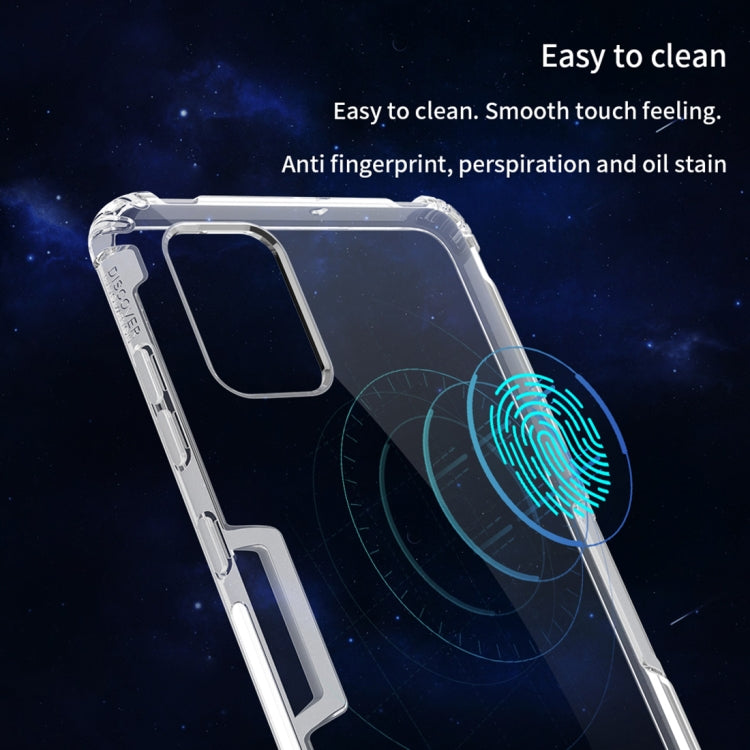 For Galaxy A71 NILLKIN Shockproof TPU Transparent Soft Case(Gray) - Galaxy Phone Cases by NILLKIN | Online Shopping South Africa | PMC Jewellery
