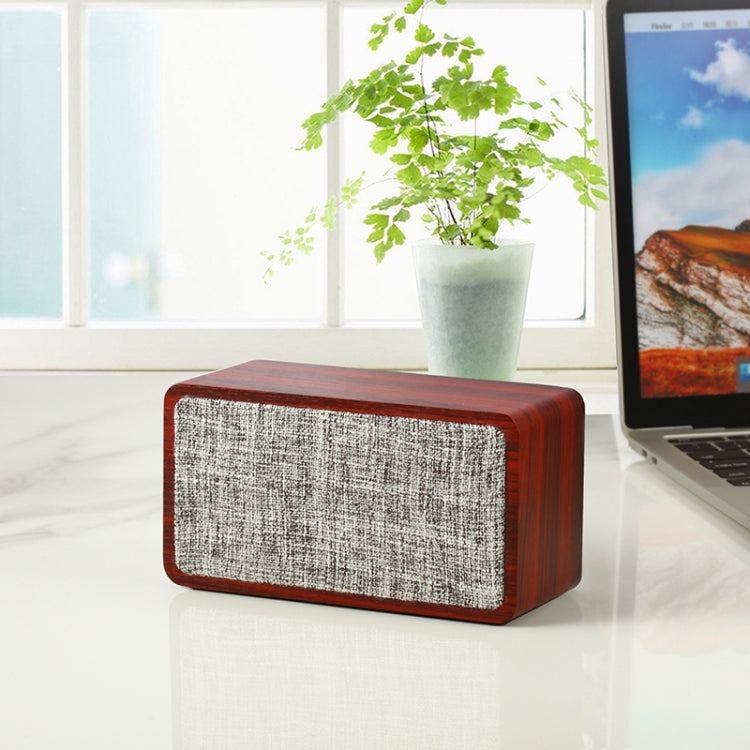 Q2 Subwoofer Wooden Wireless Bluetooth Speaker(Walnut) - Desktop Speaker by PMC Jewellery | Online Shopping South Africa | PMC Jewellery