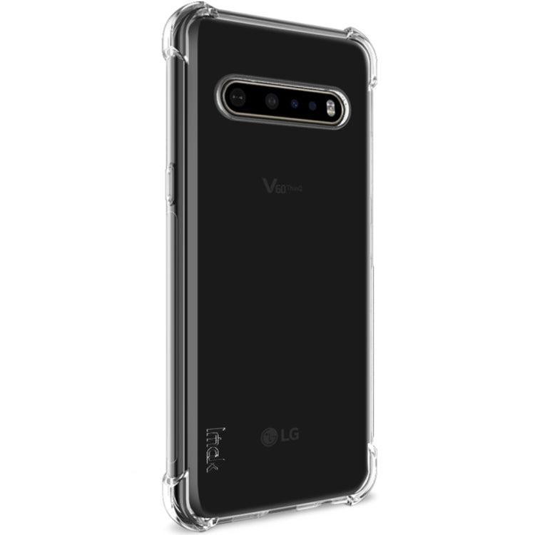 For LG V60 ThinQ 5G IMAK All-inclusive Shockproof Airbag TPU Protective Case, with Screen Protector(Transparent) - LG by imak | Online Shopping South Africa | PMC Jewellery