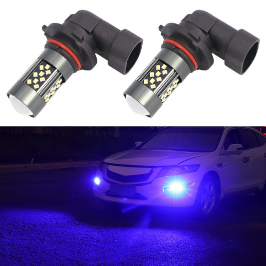1 Pair 9006 12V 7W Continuous Car LED Fog Light(Blue Light) - Fog / Driving Lights by PMC Jewellery | Online Shopping South Africa | PMC Jewellery