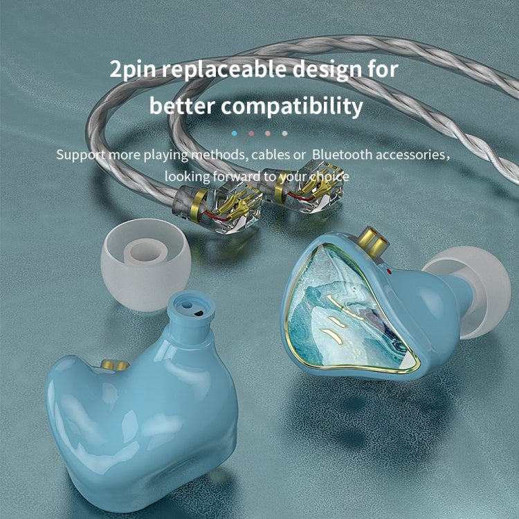 CVJ Hybrid Technology HiFi Music Wired Earphone No Mic(River) - In Ear Wired Earphone by CVJ | Online Shopping South Africa | PMC Jewellery