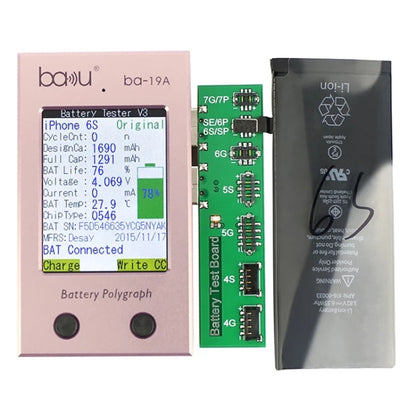 BAKU BA-19A Battery Polygraph for iPhone Battery(Rose Gold) - Test Tools by BAKU | Online Shopping South Africa | PMC Jewellery