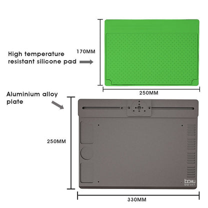 BAKU BA-697 2 in 1 Microscope Maintenance Insulation Pad - Working Mat by BAKU | Online Shopping South Africa | PMC Jewellery