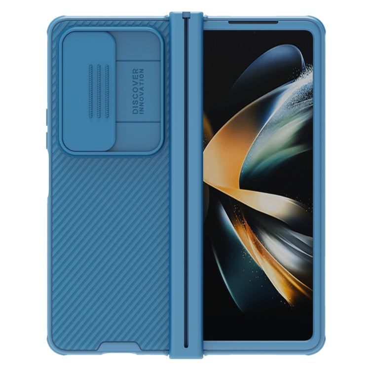 For Samsung Galaxy Z Fold4 NILLKIN Black Mirror Pro Series Camshield PC Phone Case, Simple Set (Blue) - Galaxy Z Fold4 5G Cases by NILLKIN | Online Shopping South Africa | PMC Jewellery