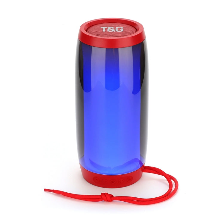 T&G TG335 1800mAh Portable Color LED Wireless Bluetooth Speaker(Red) - Desktop Speaker by T&G | Online Shopping South Africa | PMC Jewellery