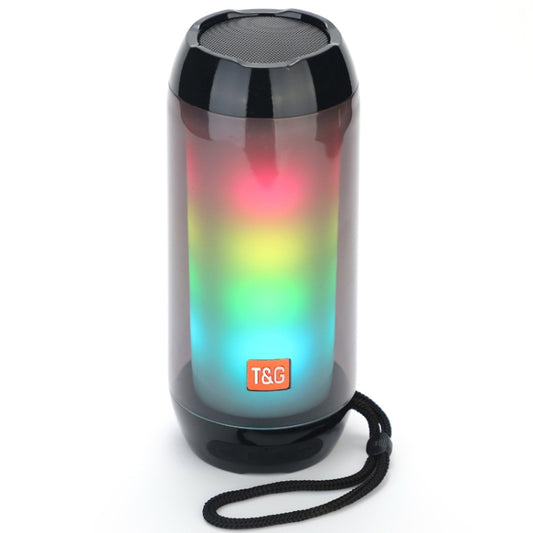 T&G TG643 Portable LED Light Waterproof Subwoofer Wireless Bluetooth Speaker(Black) - Waterproof Speaker by T&G | Online Shopping South Africa | PMC Jewellery