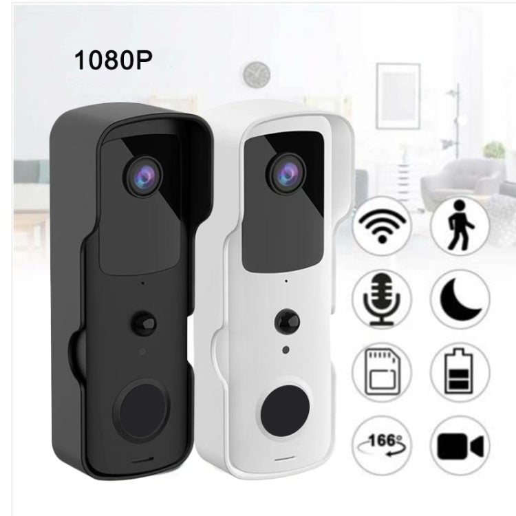 T30 Tuya Smart WIFI Video Doorbell Support Two-way Intercom & Night Vision(Black) - Video DoorBell by PMC Jewellery | Online Shopping South Africa | PMC Jewellery