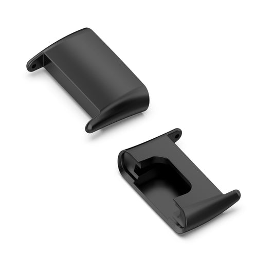 For Xiaomi Mi Band 7 Pro 1 Pair Metal Watch Band Connector(Black) -  by PMC Jewellery | Online Shopping South Africa | PMC Jewellery