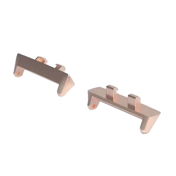 For OPPO Watch3 42mm 1 Pair 20mm Metal Watch Band Connector(Rose Gold) -  by PMC Jewellery | Online Shopping South Africa | PMC Jewellery