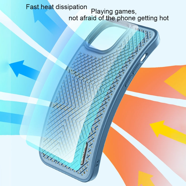 For iPhone 13 Pro WEKOME Graphene Heat Dissipation Phone Case (Blue) - iPhone 13 Pro Cases by WK | Online Shopping South Africa | PMC Jewellery