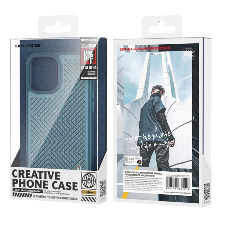 For iPhone 13 Pro Max WEKOME Graphene Heat Dissipation Phone Case (Blue) - iPhone 13 Pro Max Cases by WK | Online Shopping South Africa | PMC Jewellery