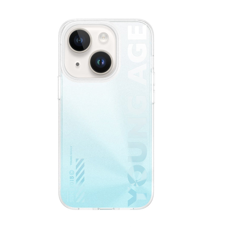 For iPhone 14 WEKOME Gorillas Gradient Colored Phone Case (Blue) - iPhone 14 Cases by WK | Online Shopping South Africa | PMC Jewellery