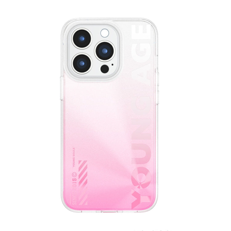 For iPhone 14 Pro WEKOME Gorillas Gradient Colored Phone Case(Pink) - iPhone 14 Pro Cases by WK | Online Shopping South Africa | PMC Jewellery