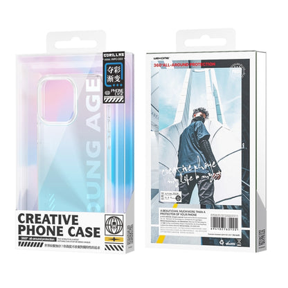 For iPhone 14 Pro Max WEKOME Gorillas Gradient Colored Phone Case (Blue) - iPhone 14 Pro Max Cases by WK | Online Shopping South Africa | PMC Jewellery