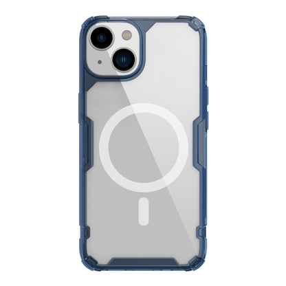 For iPhone 14 Plus NILLKIN Ultra Clear Magsafe PC + TPU Phone Case (Blue) - iPhone 14 Plus Cases by NILLKIN | Online Shopping South Africa | PMC Jewellery