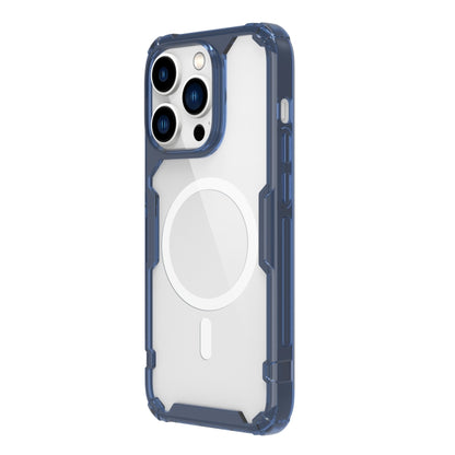 For iPhone 14 Pro NILLKIN Ultra Clear Magsafe PC + TPU Phone Case(Blue) - iPhone 14 Pro Cases by NILLKIN | Online Shopping South Africa | PMC Jewellery