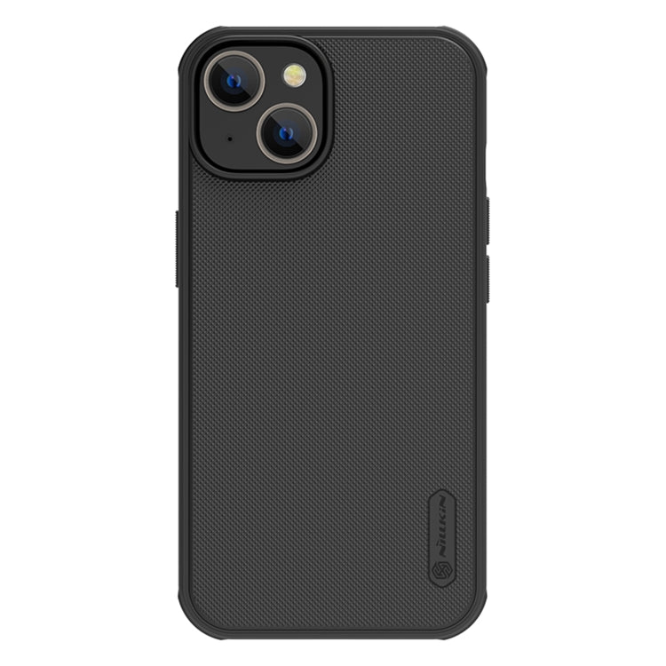 For iPhone 14 NILLKIN Frosted Shield Pro Magsafe Phone Case(Black) - iPhone 14 Cases by NILLKIN | Online Shopping South Africa | PMC Jewellery