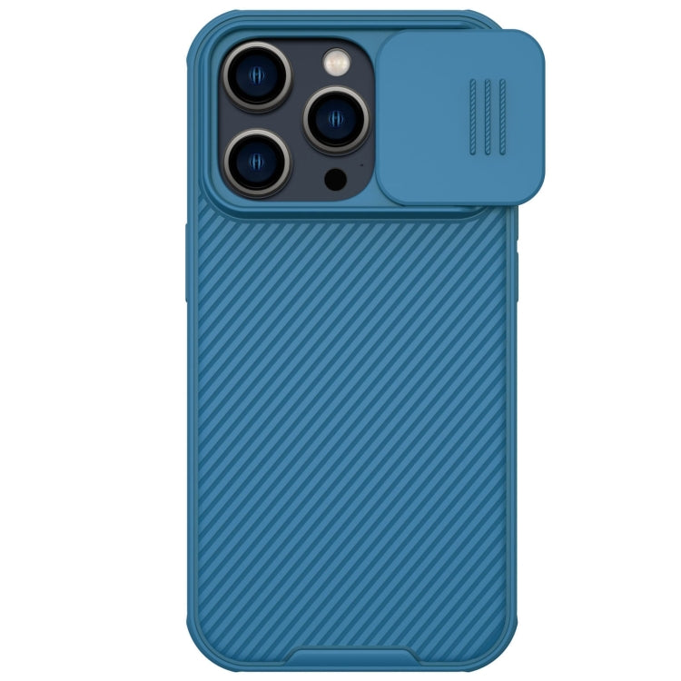 For iPhone 14 Pro NILLKIN CamShield Pro Magnetic Magsafe Case(Blue) - iPhone 14 Pro Cases by NILLKIN | Online Shopping South Africa | PMC Jewellery