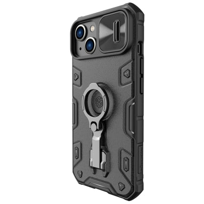 For iPhone 14 Plus  NILLKIN CamShield Armor Pro Magnetic Phone Case(Black) - iPhone 14 Plus Cases by NILLKIN | Online Shopping South Africa | PMC Jewellery